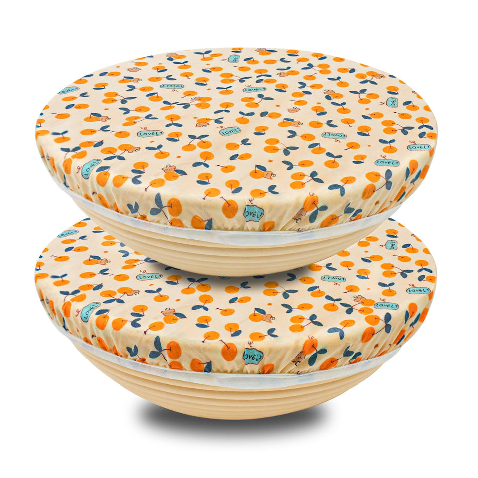 OHIYO beeswax bowl cover, 2-large size, seals large bowls for fresh dough.