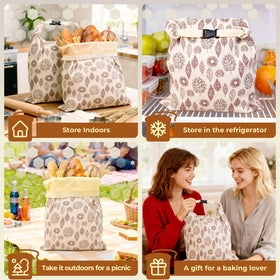 OHIYO reusable cotton bag highlights durable materials for eco-friendly kitchen storage.