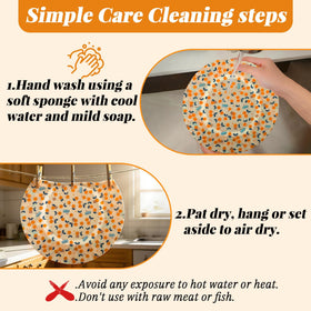 OHIYO easy-clean cover: rinse with cool water after use.
