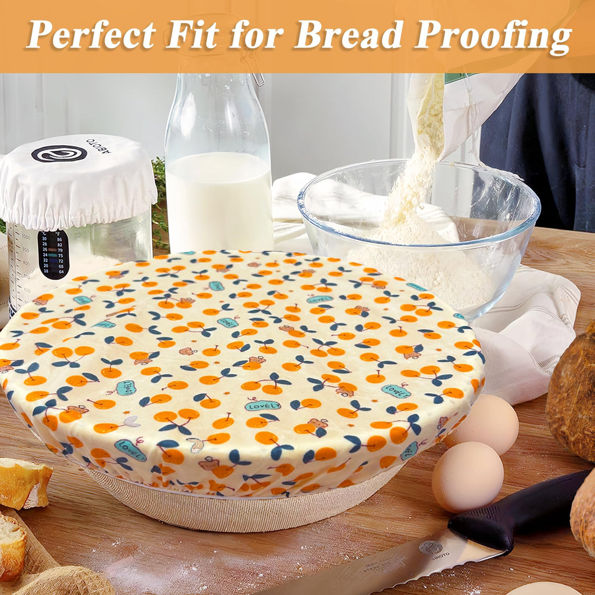 OHIYO fermentation-friendly cover preserves humidity for even yeast activity.