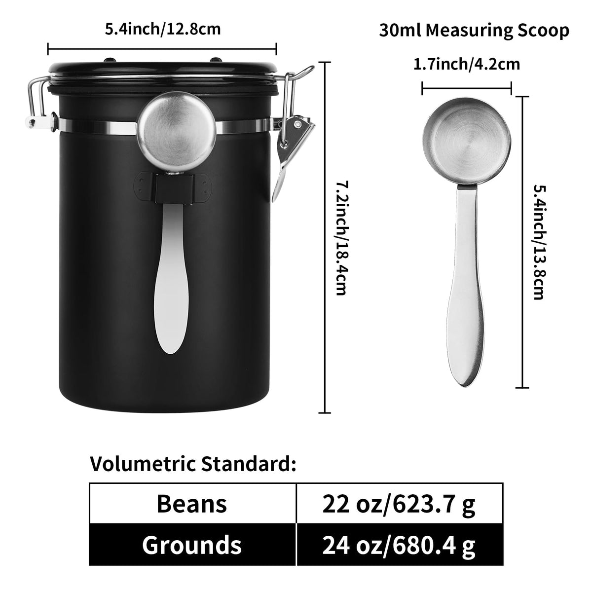 Ohtomber coffee canister date tracker dial in use
