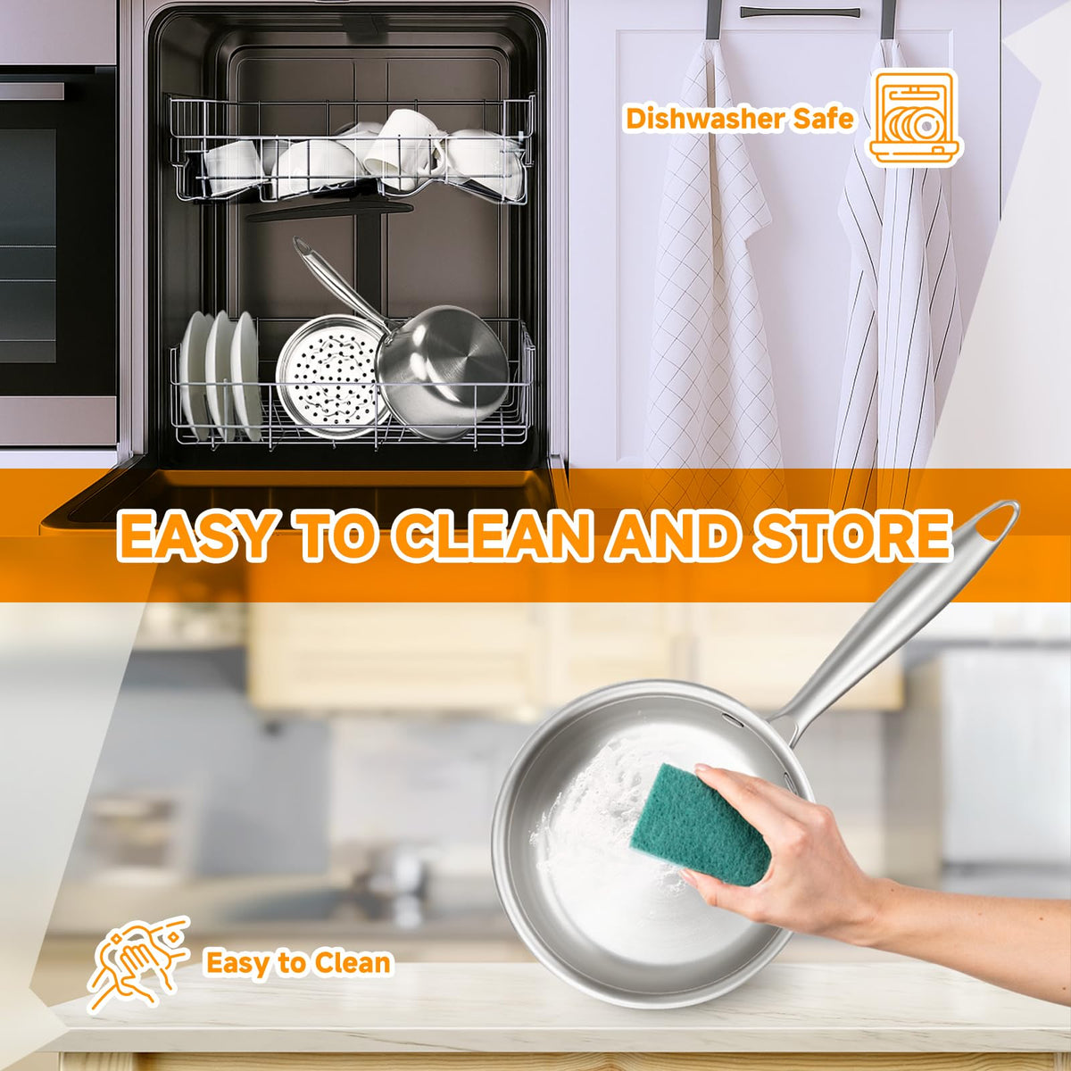 Ohtomber 1.5-quart size ideal for small households and camping.