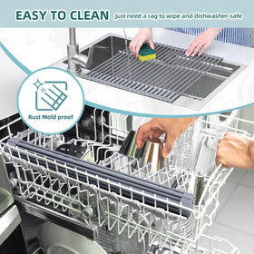 Ohuhu anti-slip silicone edge keeps items stable.