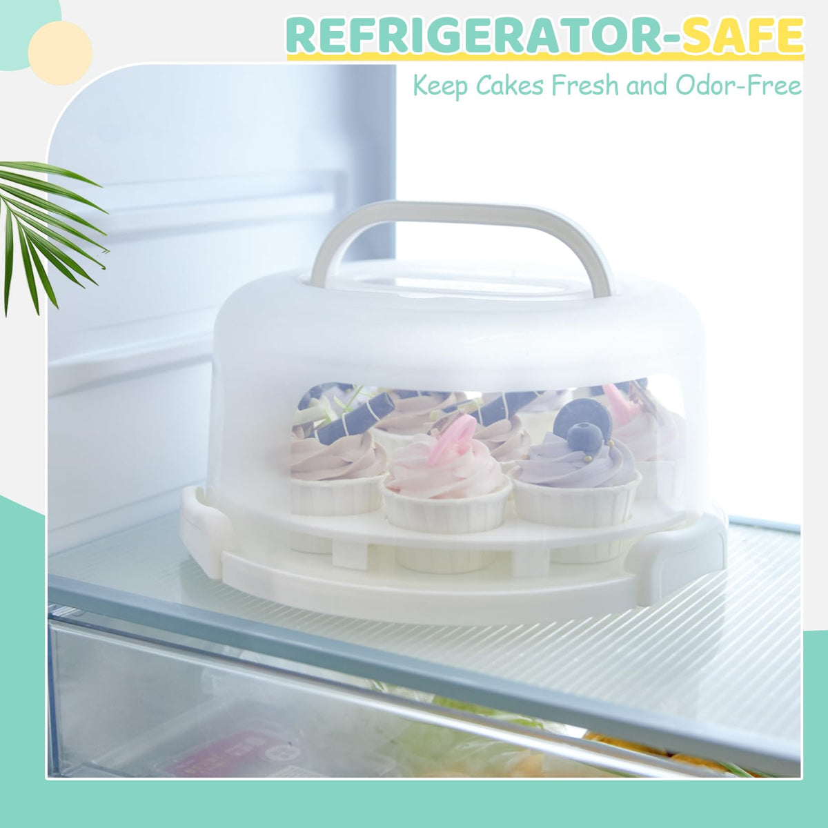 Ohuhu 10-inch cake fit confirms full-size cakes work with confidence.