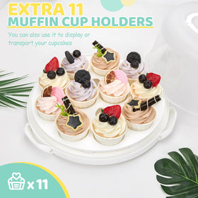 Ohuhu locking clips secure the lid for mess-free transport.