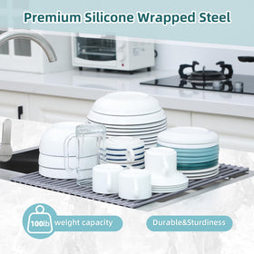 Ohuhu rack is dishwasher-safe for easy cleaning.