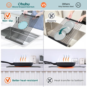 Ohuhu fits sinks up to 19.7 inches for proper placement.