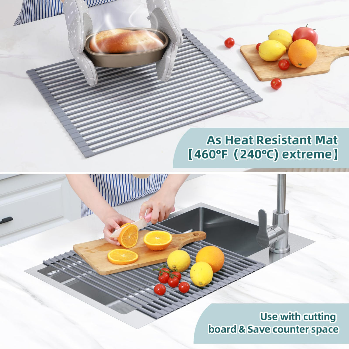 Ohuhu roll-up rack shown for compact storage.