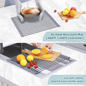 Ohuhu silicone-coated detail showing non-slip surface for stable drying