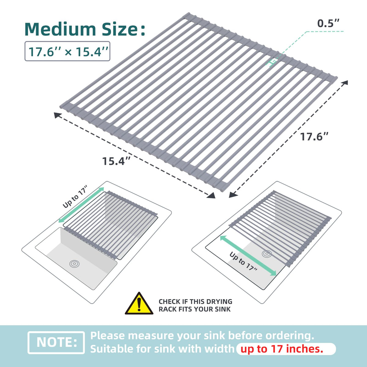 Ohuhu sturdy design supports heavy dish loads.