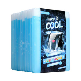 OICEPACK heart poker ice pack, slim design, keeps lunches cold in bags.