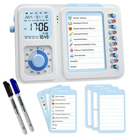 OIJ Visual Timer with planning board supports structured learning for kids
