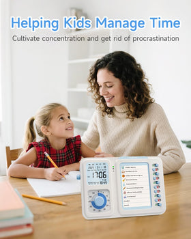 OIJ Visual Timer task-management panel keeps schoolwork organized and visible