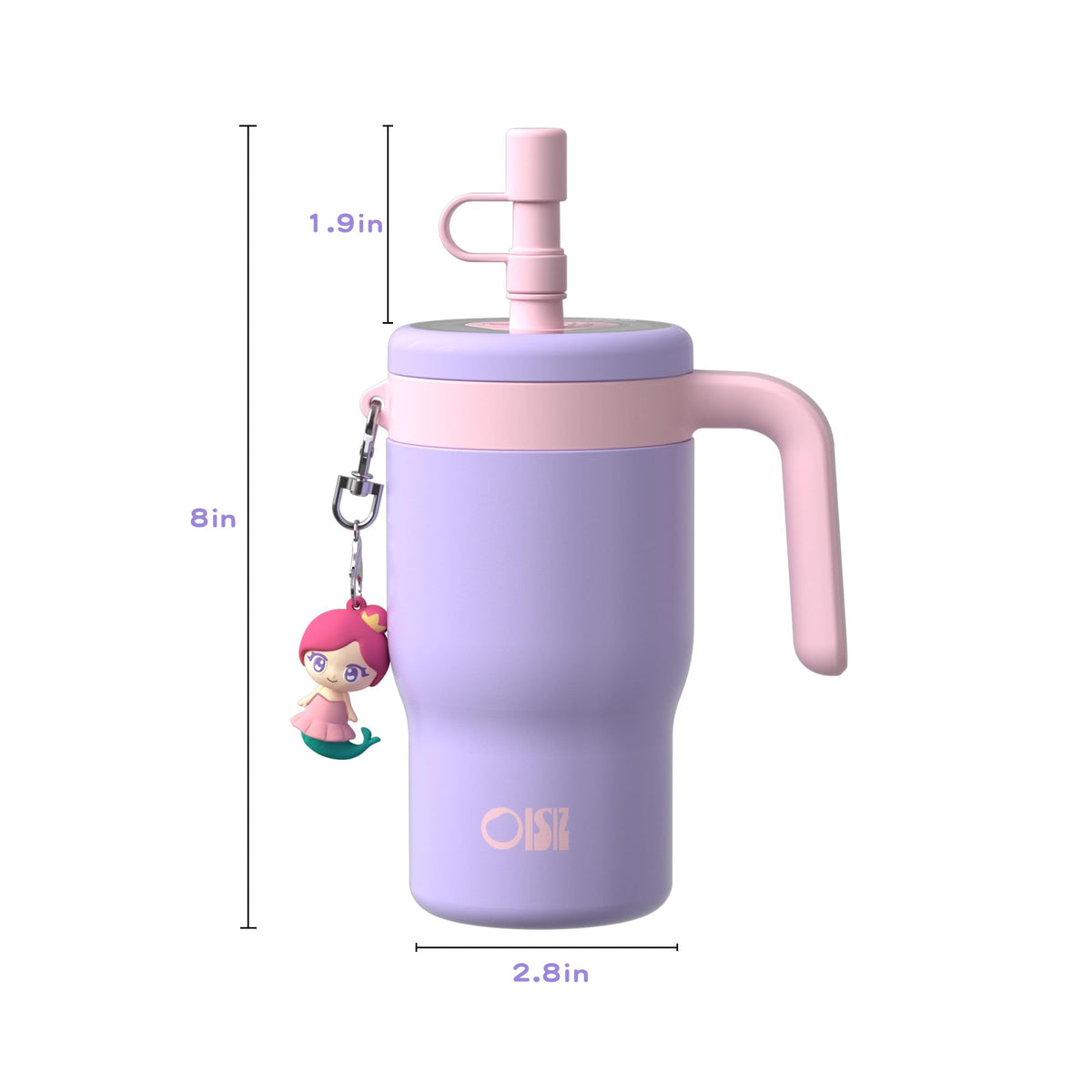 OISIZ 14oz tumbler uses stain-resistant build for daily use.