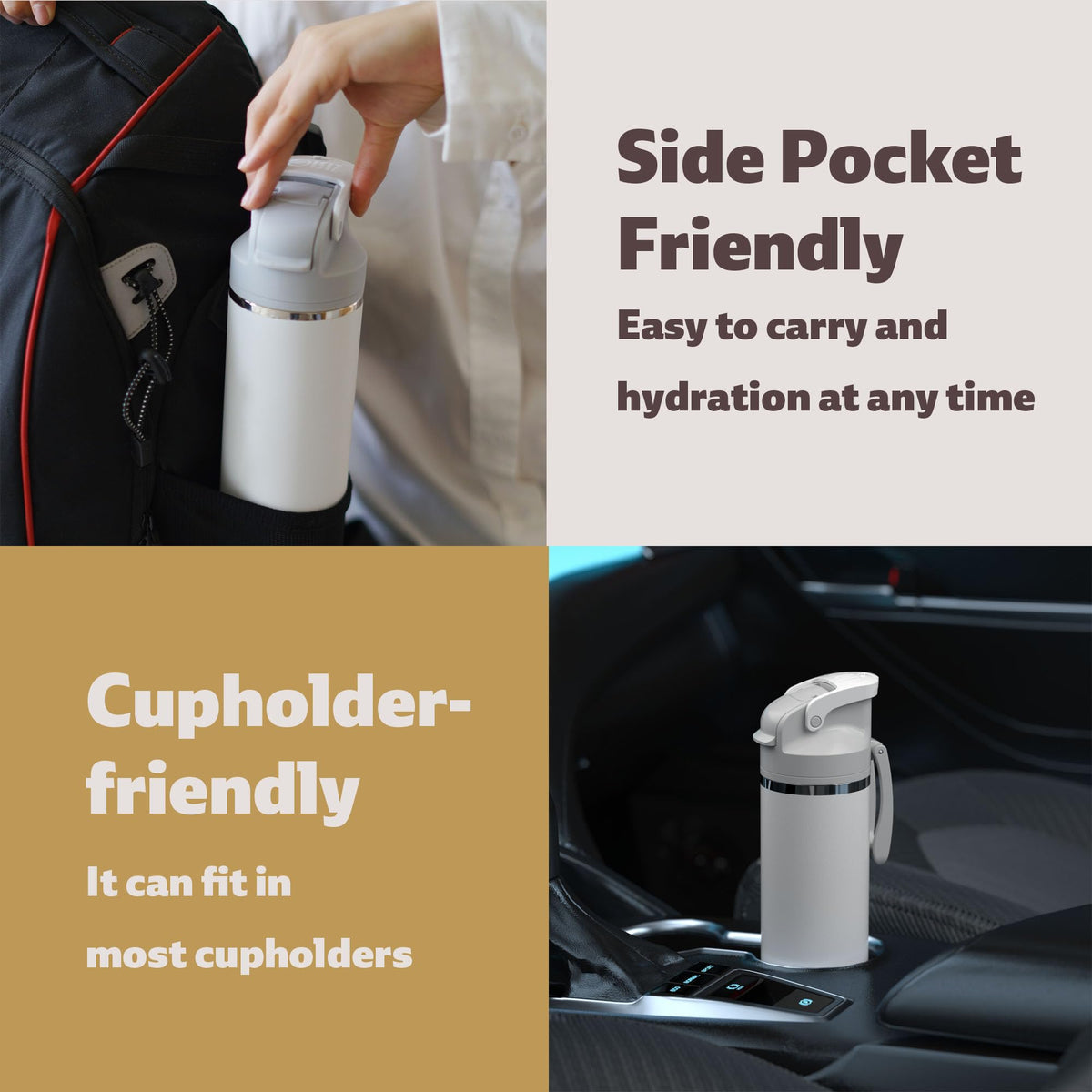 OISIZ BPA-free and odor-free material for pure hydration taste.