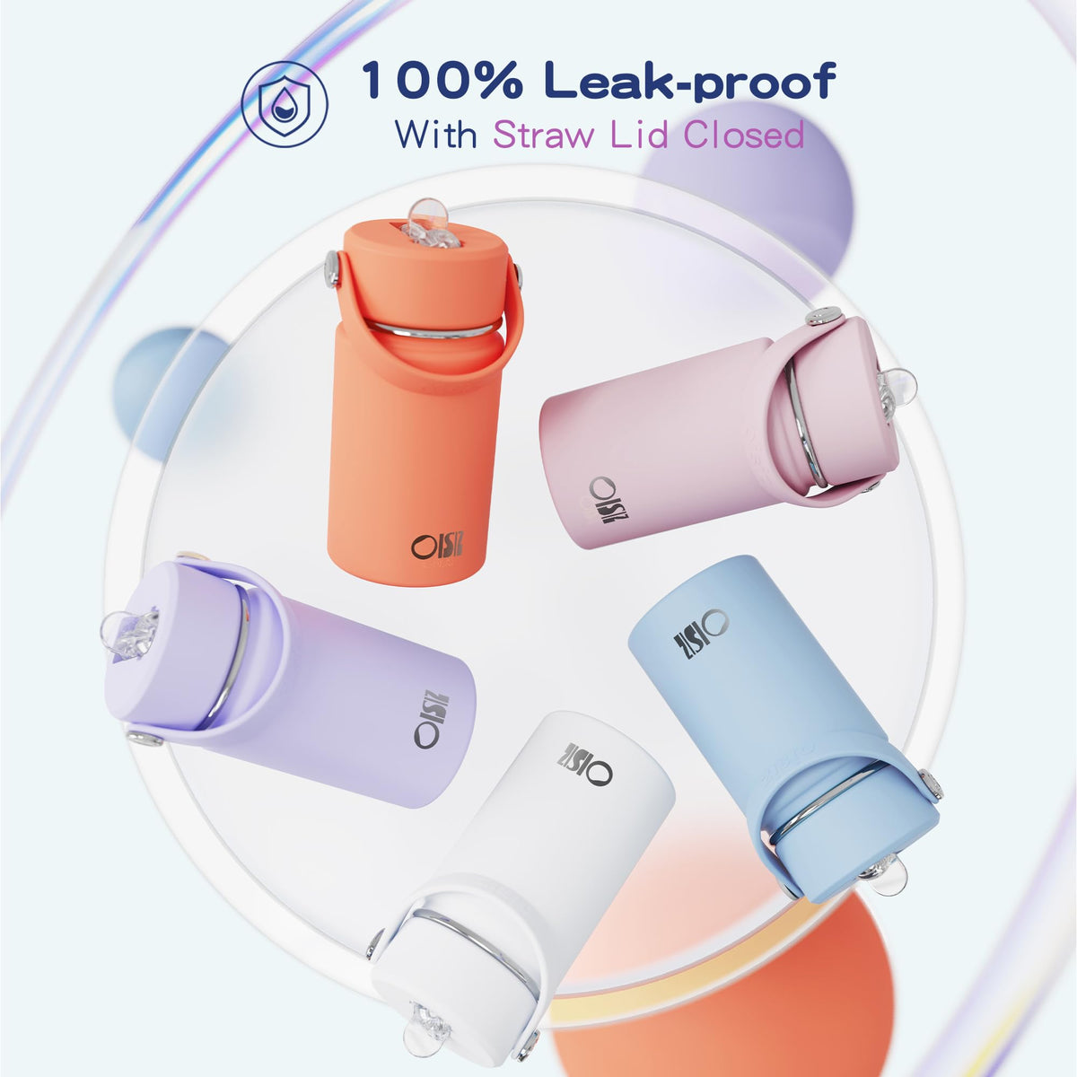 OISIZ dishwasher-safe bottle and transparent spout simplify cleaning for busy families.
