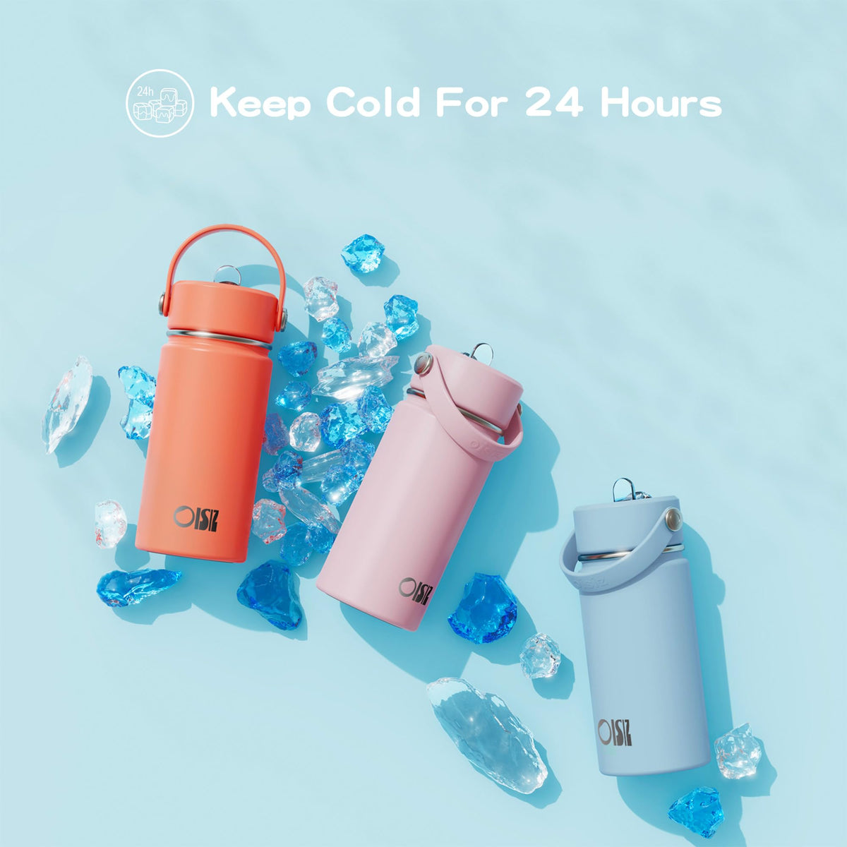 OISIZ bottle spout and body are dishwasher-safe for quick cleaning.