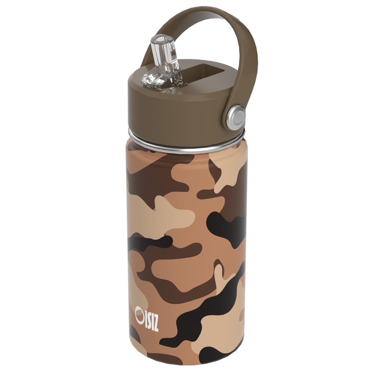 OISIZ kids water bottle with straw lid 14oz for school hydration on the go