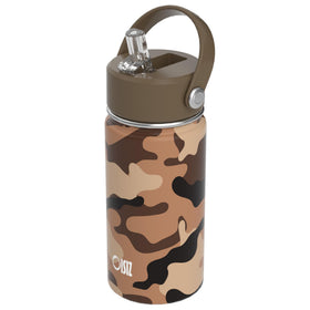 OISIZ kids water bottle with straw lid 14oz for school hydration on the go