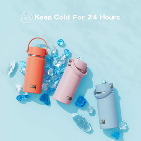 OISIZ leak-proof folding straw lid prevents spills during transport.