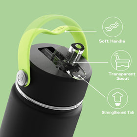 OISIZ triple-wall vacuum insulation keeps drinks cold for 24 hours.