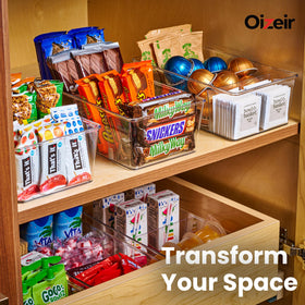 Hand-wash only Oizeir bins preserve clarity during tea bag prep.
