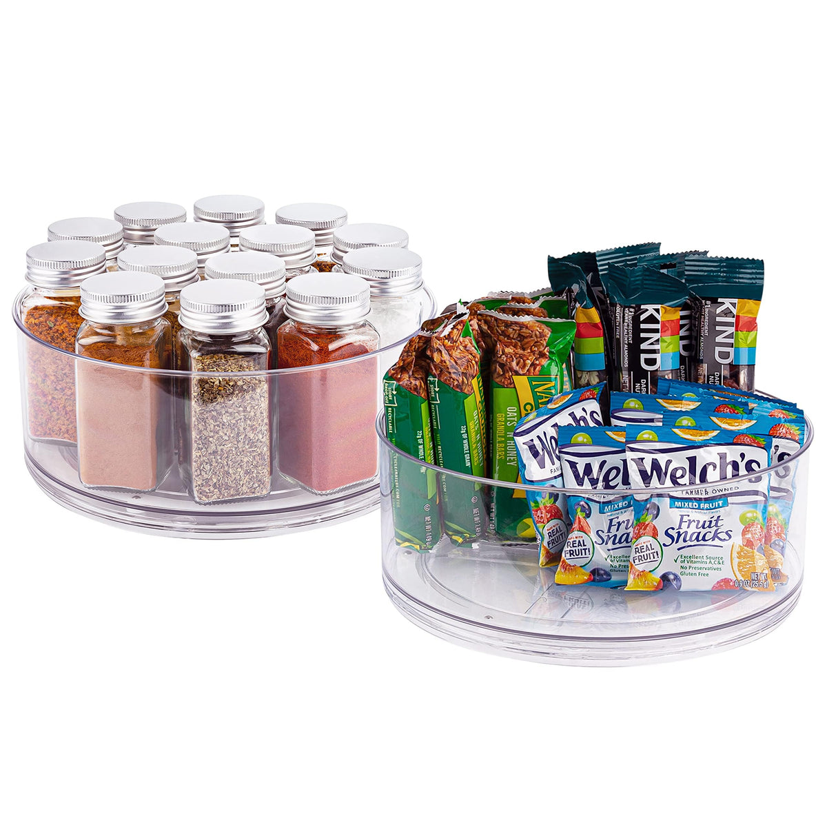 Oizeir Lazy Susan small 8.9 inch rotates for easy spice access.