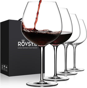 OJA red wine glasses 4pc set — elegant dining and tasting experience
