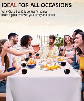 OJA crystal-clear wine glasses showcase color and aroma with clarity