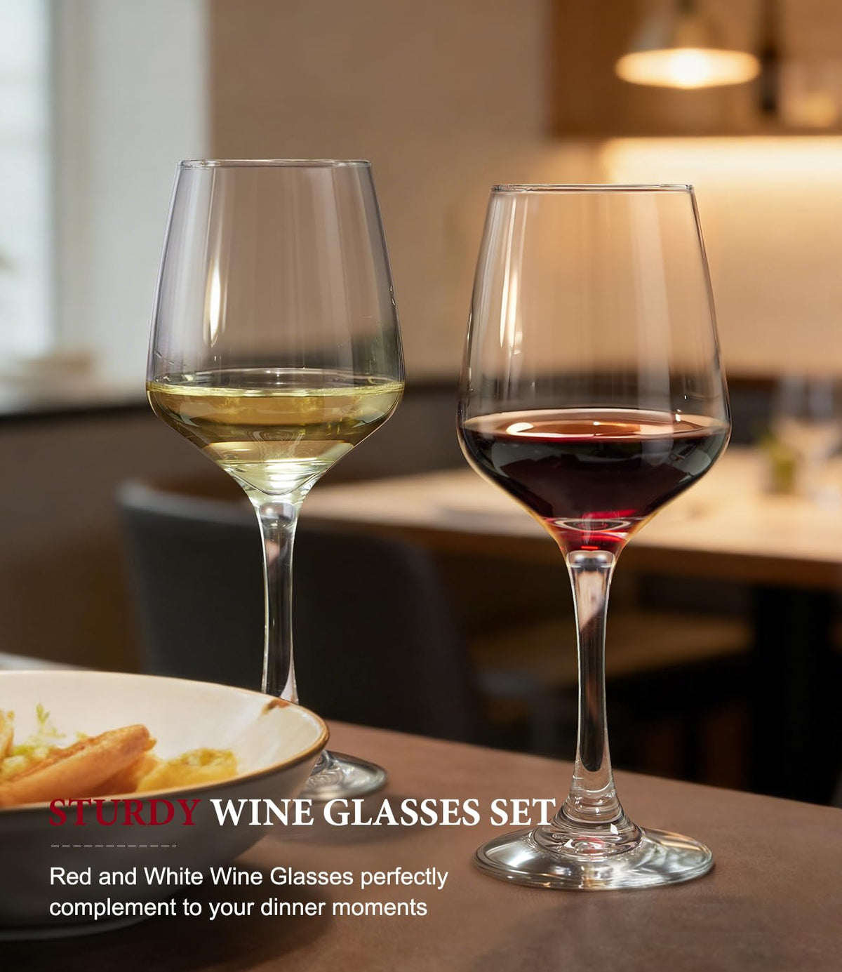 OJA wine glasses in a stylish dining setup elevate home entertaining
