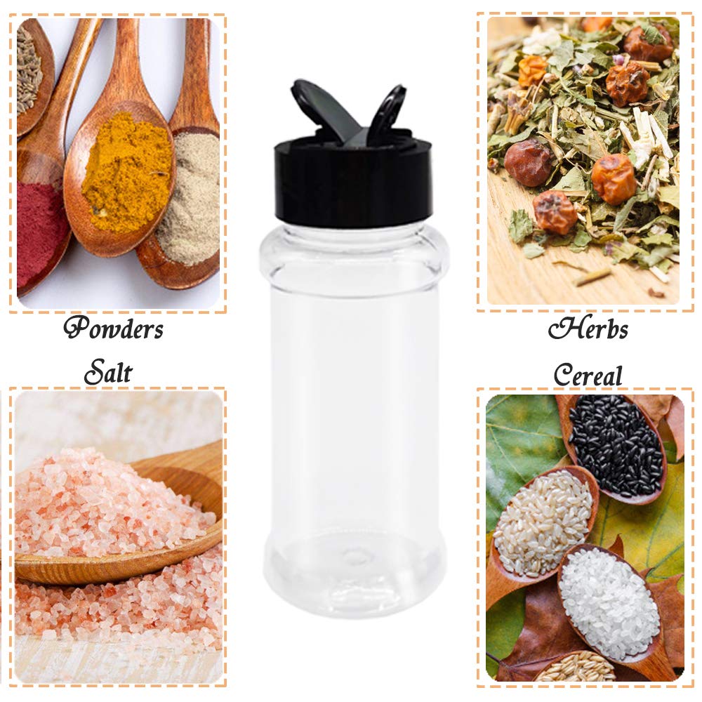 OJYUDD double-sided shaker lids for shaking or pouring spices.