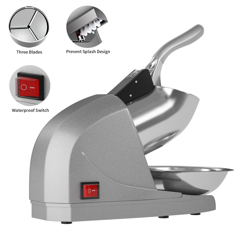 OKF ice shaver prevent-splash keeps the desktop tidy during use