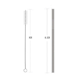 OKGD long 8.5-inch straw designed for 20 oz tumblers.