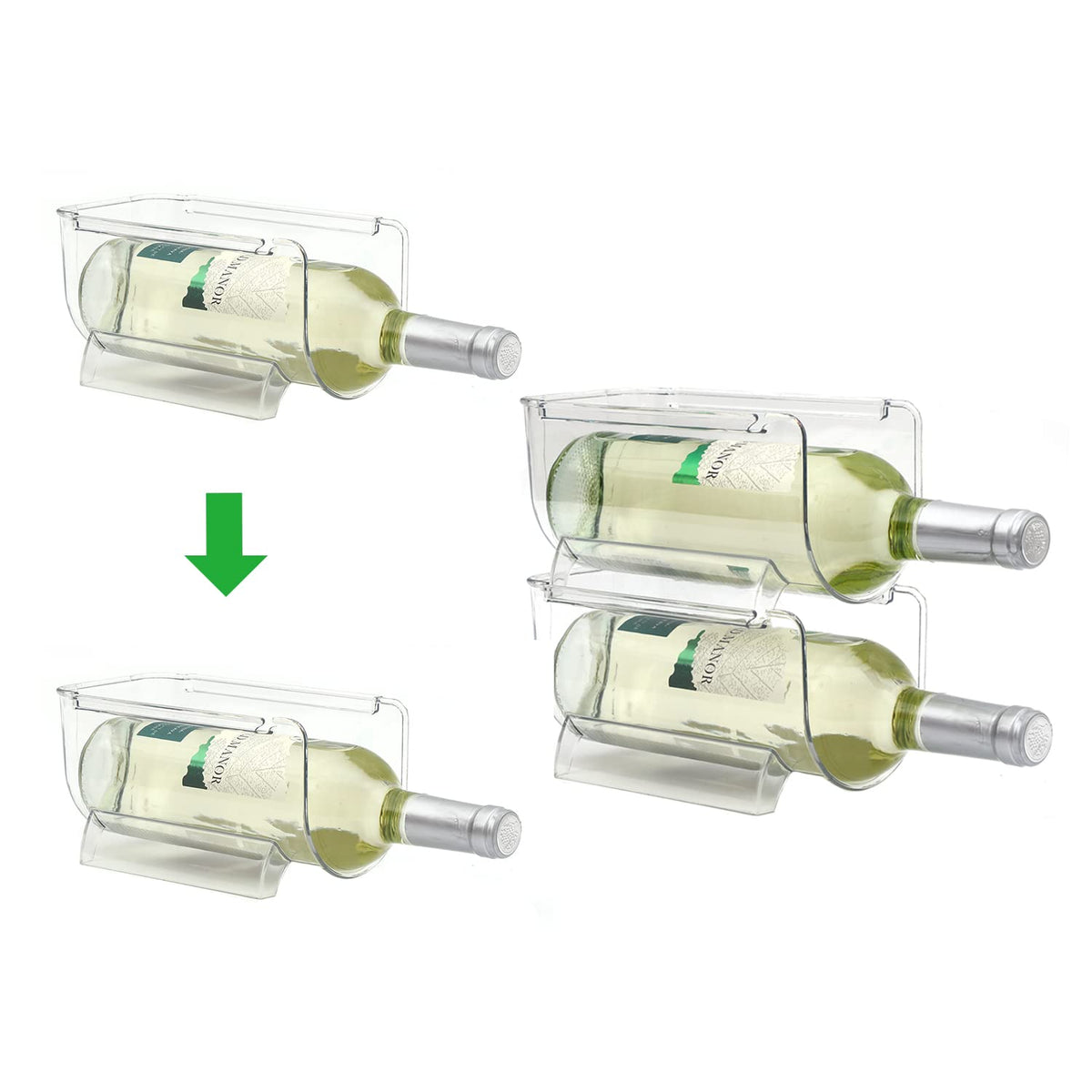 OKITCHEN ideal for wine, water bottles, tumblers in pantry