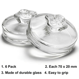 Okllen glass weights are dishwasher safe for quick cleanup.