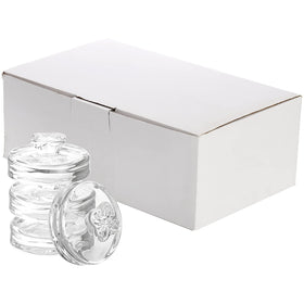 Okllen weights offer clear visibility to monitor fermentation progress.