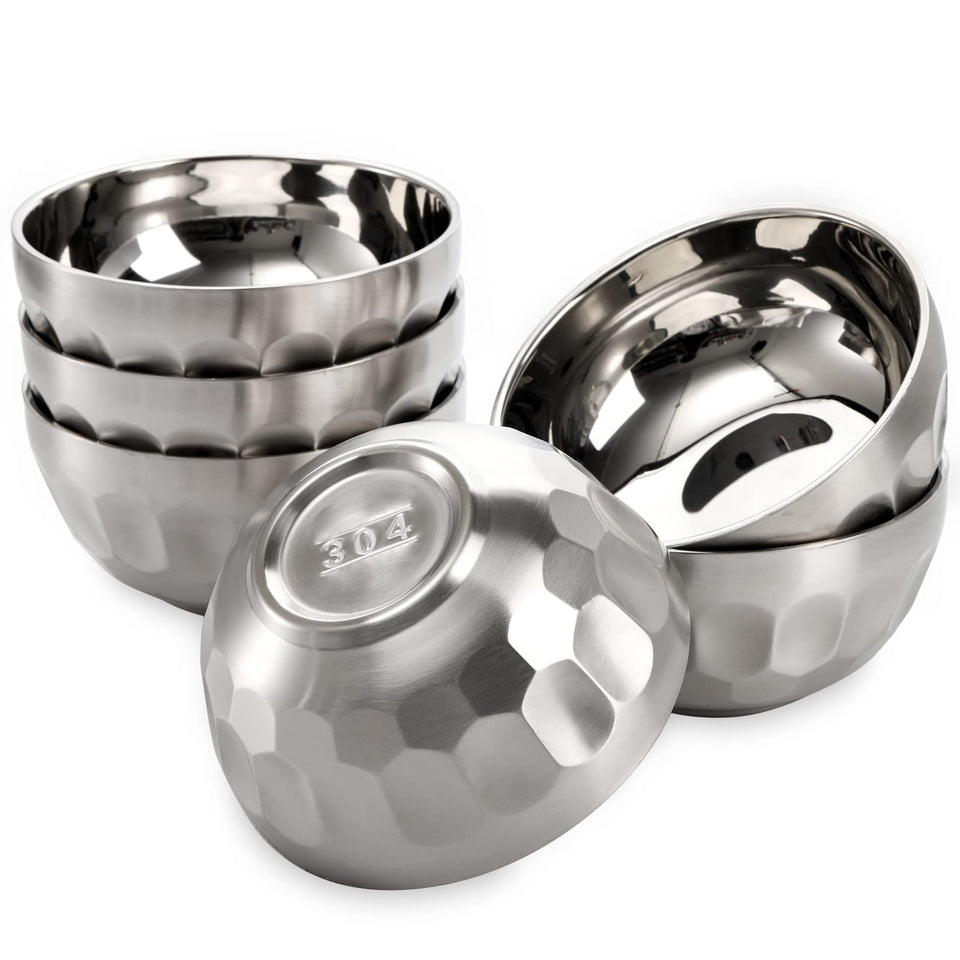 Okllen 15oz insulated bowls with non-slip grooves for safe serving