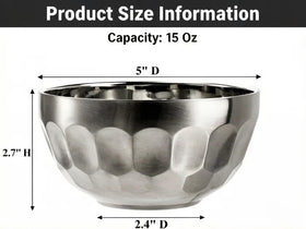 Okllen double-wall insulated bowls stacked to save cabinet space