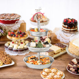 Okllen fruit and dessert station enhances gatherings with color