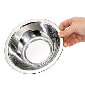 Okllen mirror-polish finish makes cleanup quick and simple.