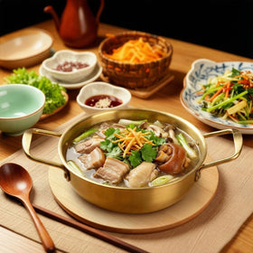 Okllen ramen pot stackable design saves cabinet space