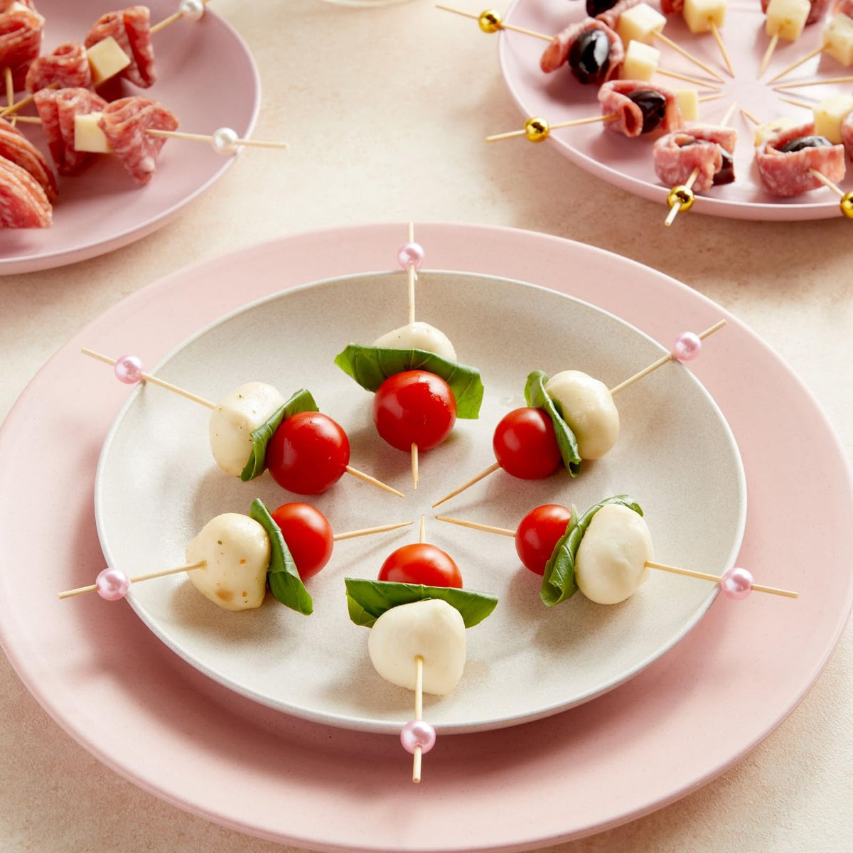 Okuna Outpost pearl-accented appetizers elevate presentation at any event.