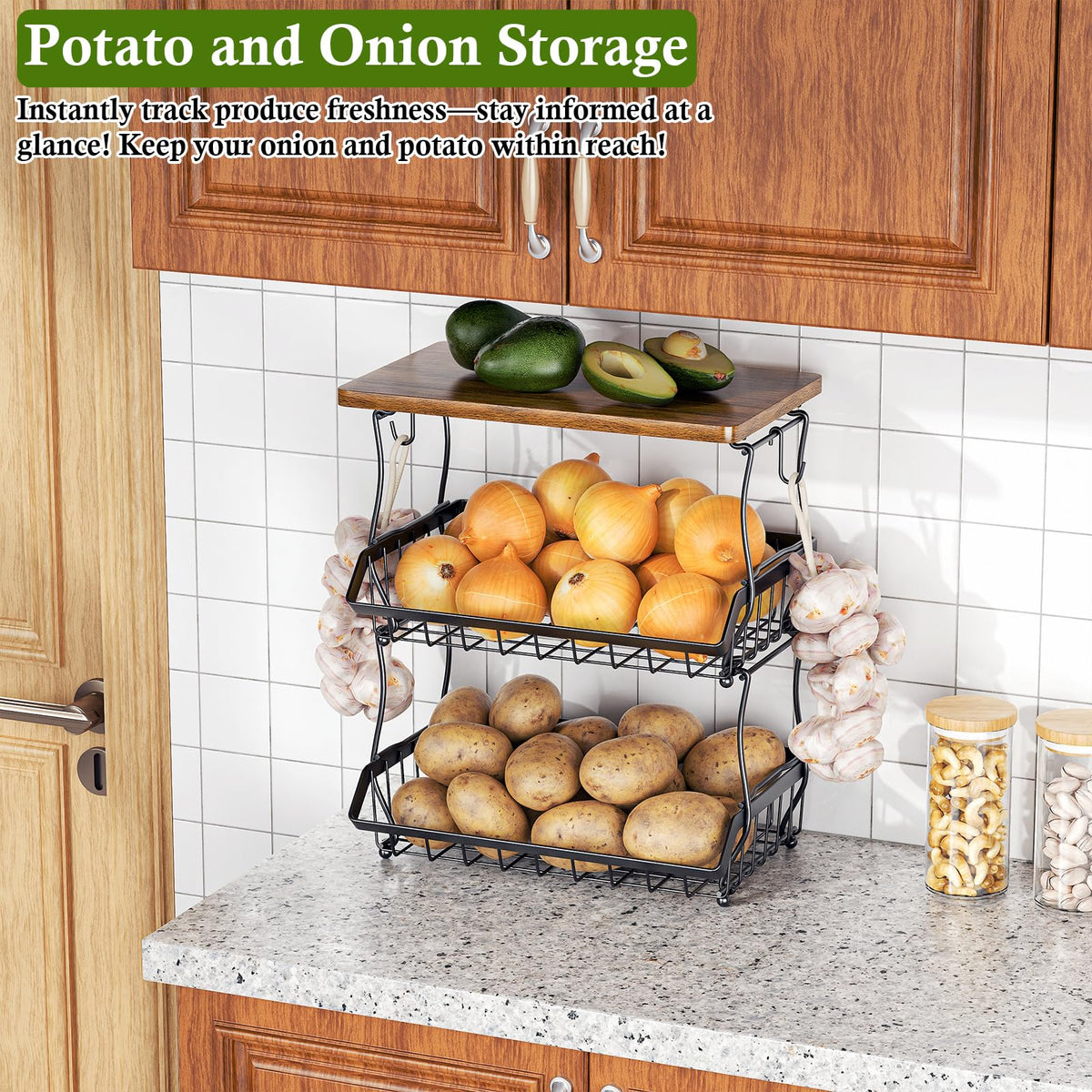 OKZEST durable alloy steel construction supports heavy produce