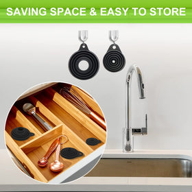 Olamar silicone funnel is dishwasher safe and easy to clean.