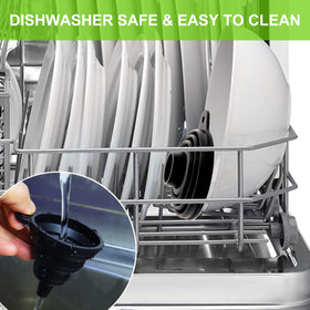 Olamar versatile funnel set supports dry and liquid filling tasks.