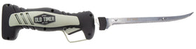 Old Timer ergonomic textured grip enhances control during long filleting tasks