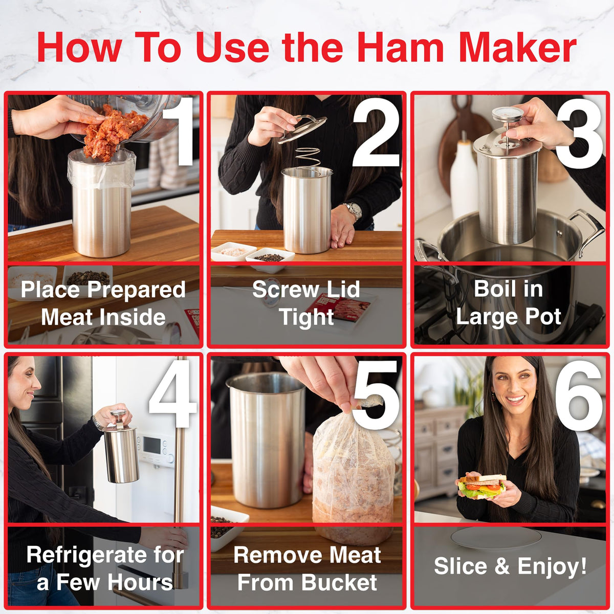 OLEEX deli meat bags provide clean storage and easy cooking prep