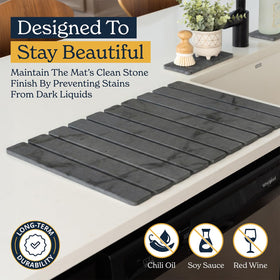 OLEEX non-slip, odor-resistant mats keep kitchen counters tidy