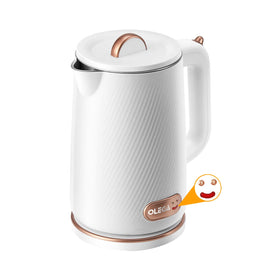 OLEGA electric kettle rapid boil 1500W for quick tea and coffee