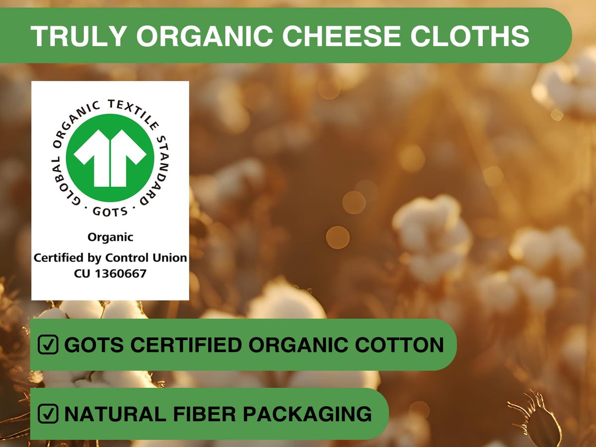 Olicity cheese cloth large size fabric ready to cut for kitchen tasks